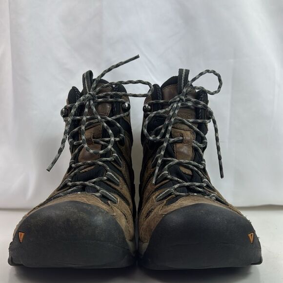 Keen Gypsum Brown Leather Waterproof Lace Up Trail Men’s Hiking Boots - Picture 8 of 14